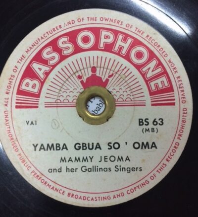 Label Bassaphone BS 63 Yamba Gbua So' Oma, Mammy Jeoma